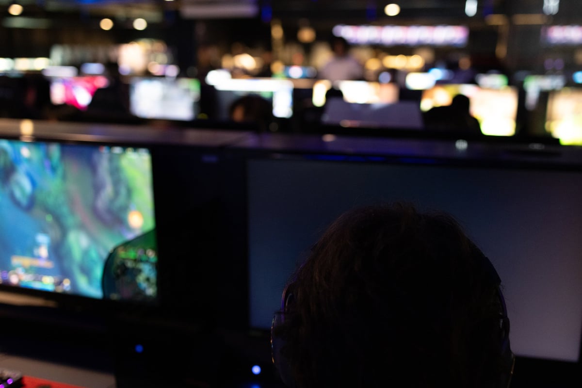 Gamers in Esports Arena
